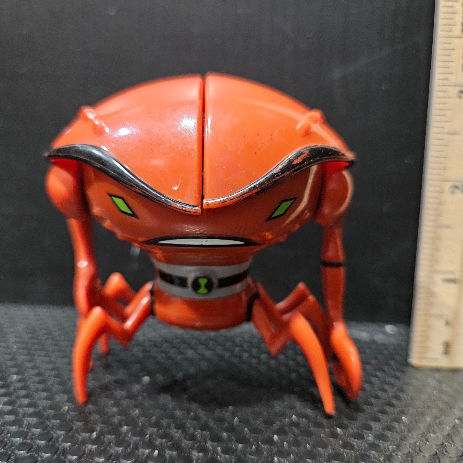 Ben 10 Alien Force 2008 BRAINSTORM Red 3&Prime; Action Figure Brain Storm