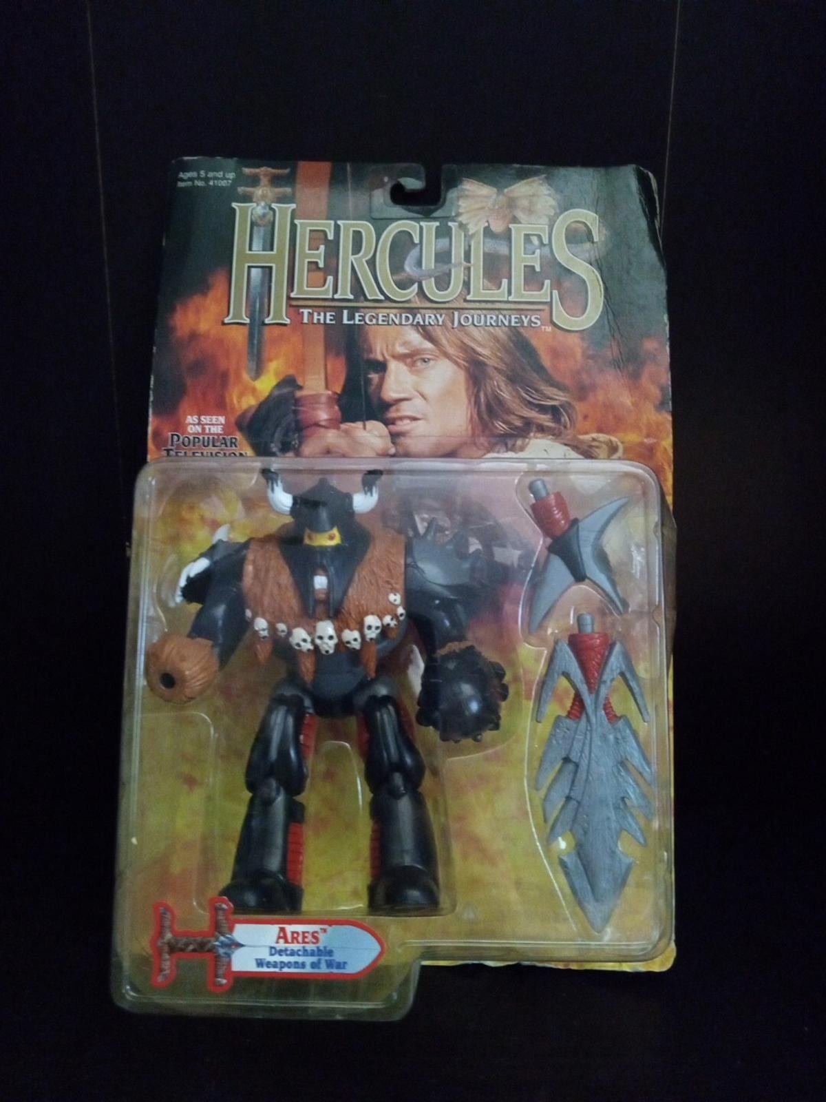 Hercules The Legendary Journeys ARES with Weapons Action Figure 1995 Toy Biz New