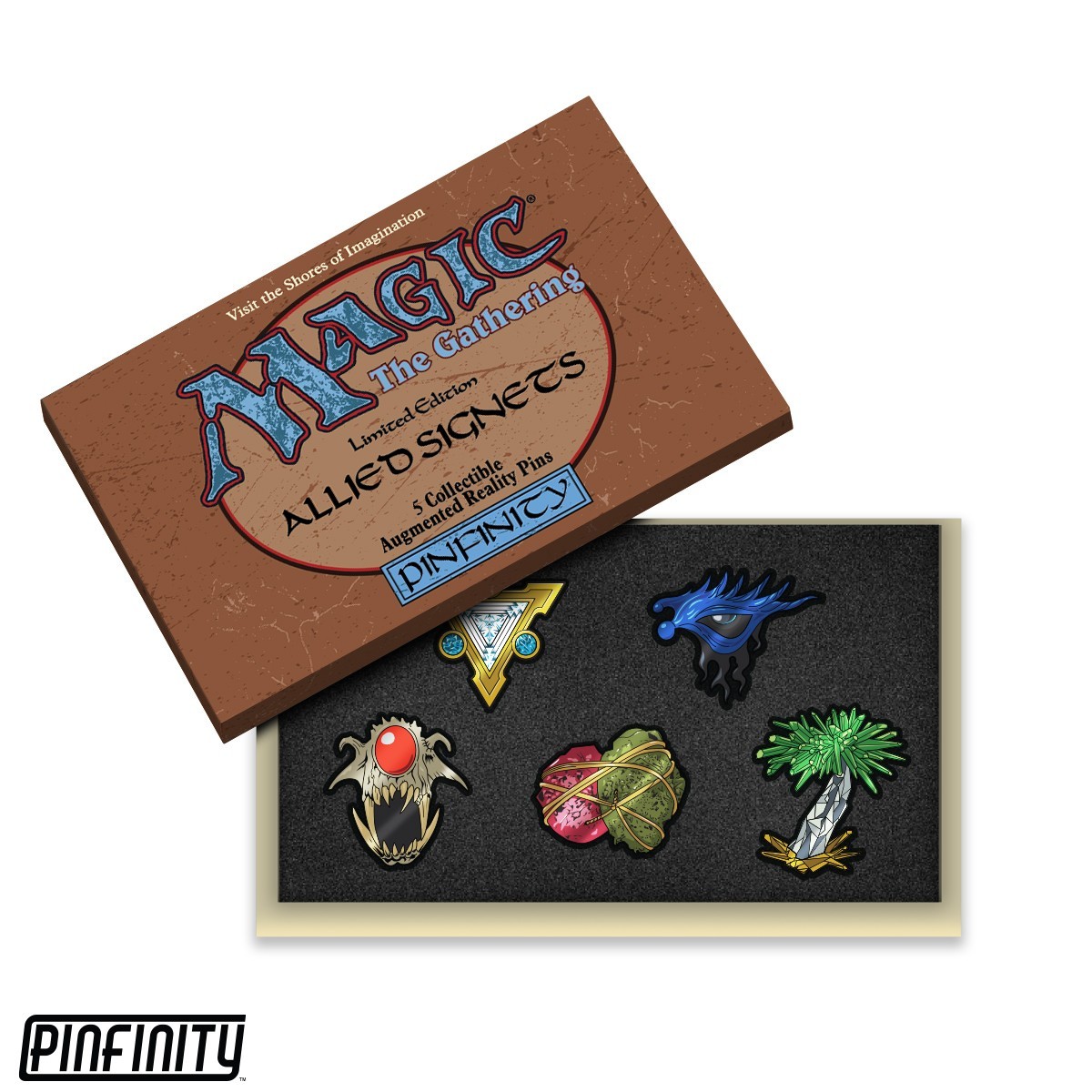 Pinfinity Magic The Gathering Boxed Limited Edition AR Pins NIB