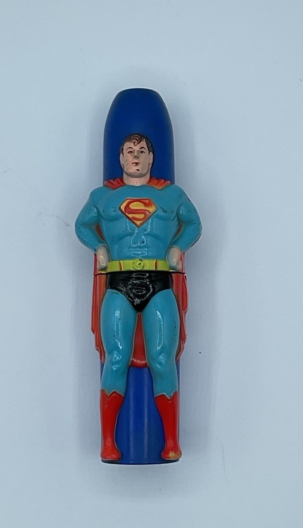 Vintage Janex Superman Electric Toothbrush Battery Operated 1974 AS IS 1970s