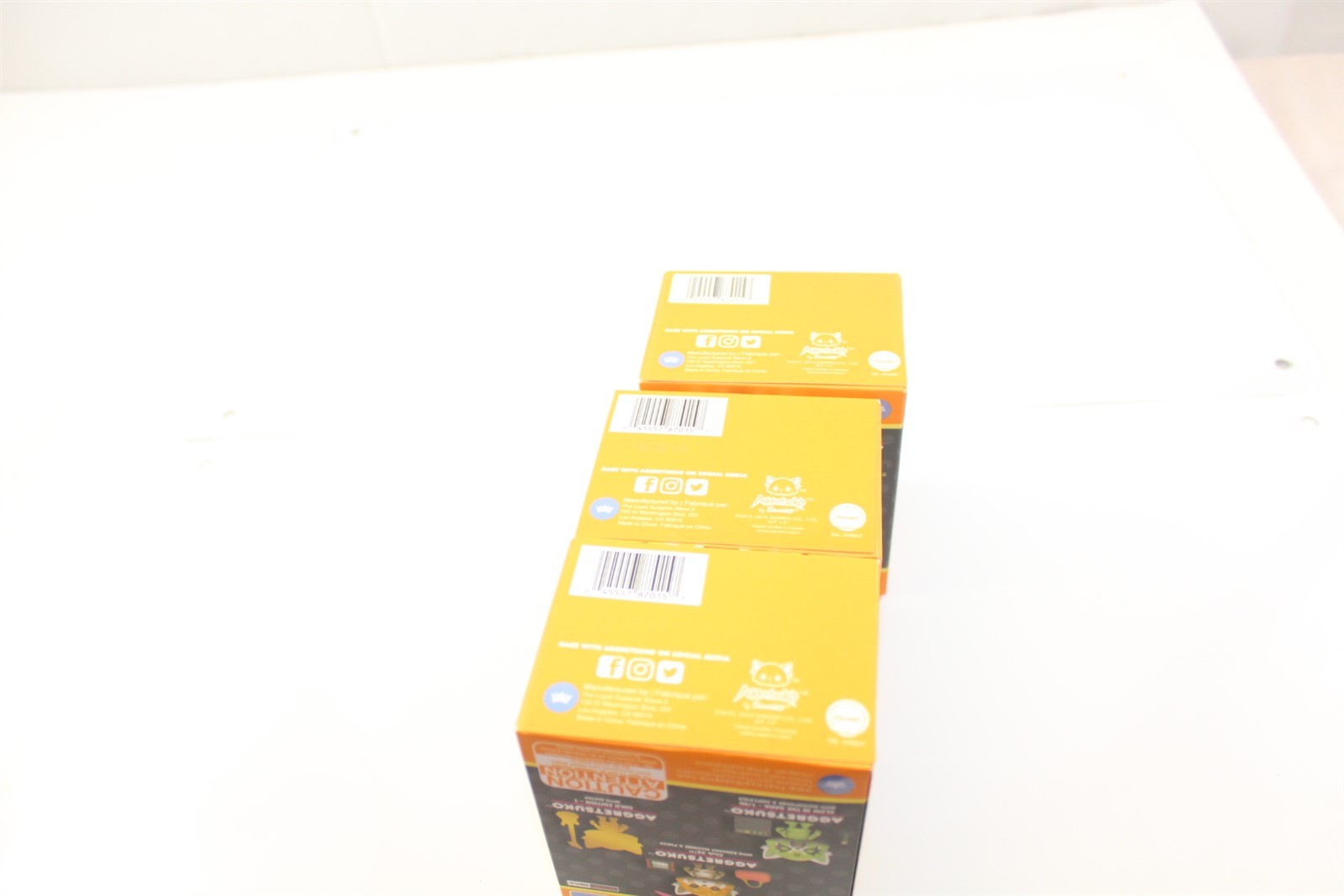 Aggretsuko Lot of 3 Blind Boxes Age 14+Action Vinyl Figures