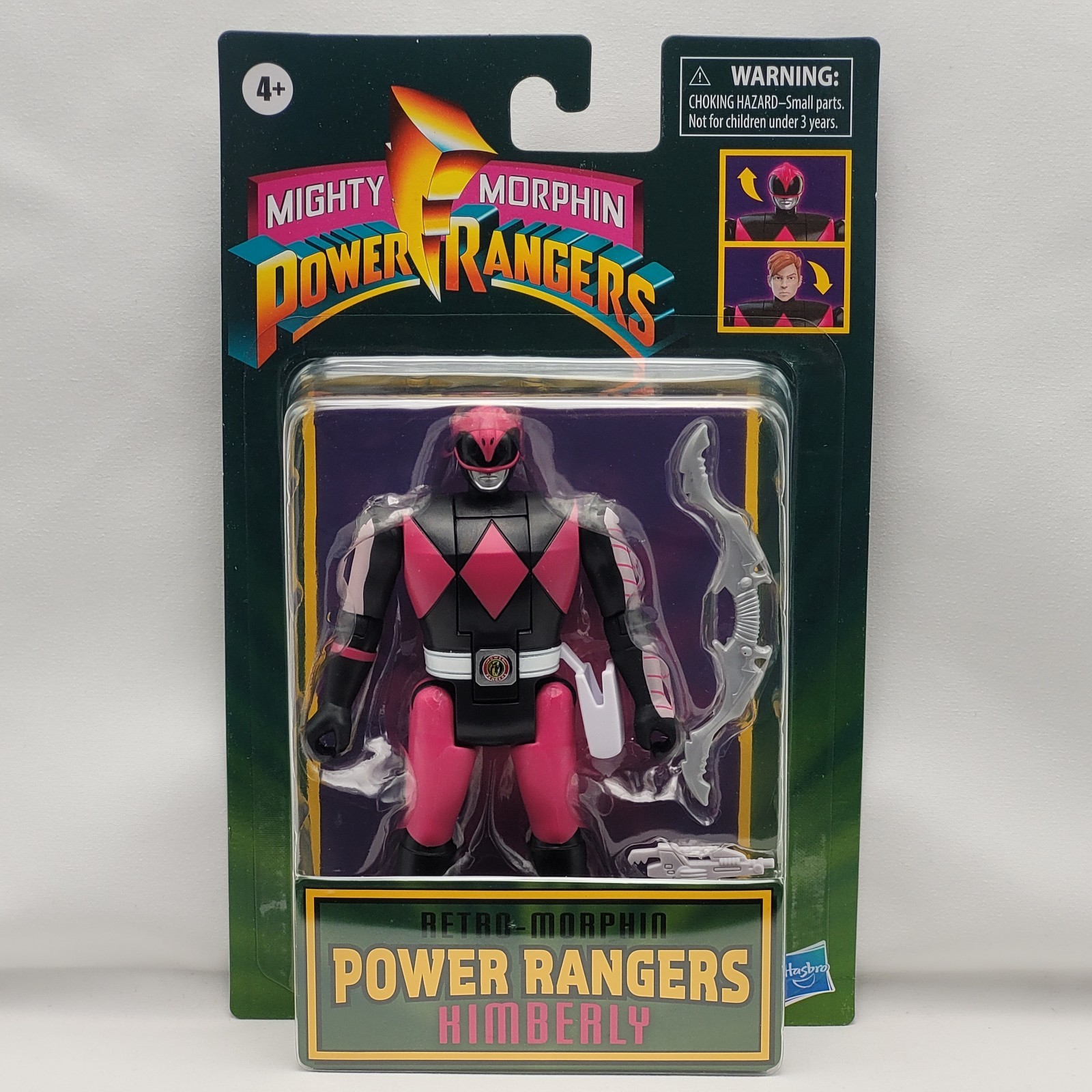 Hasbro Retro Morphin Power Rangers Tommy White Green Ranger Complete Set Ninjor