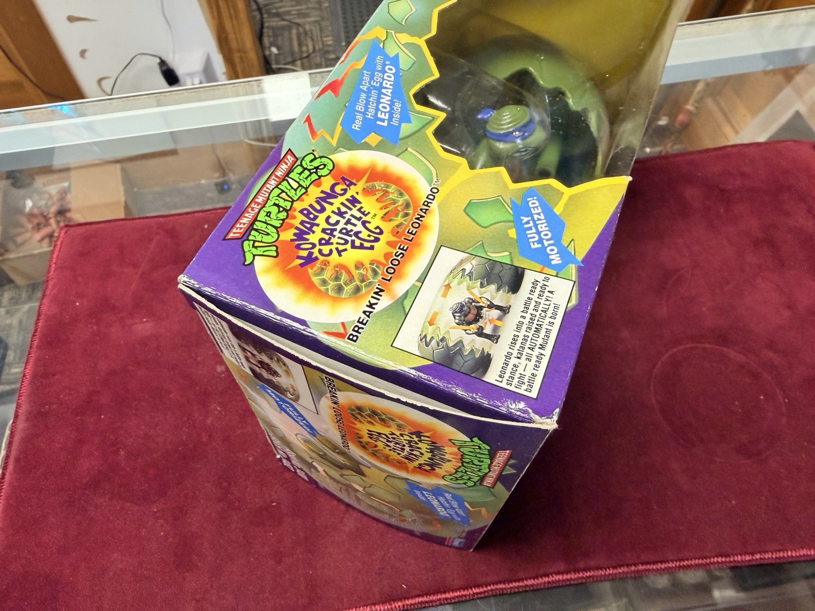 Ninja Turtles KOWABUNGA CRACKIN&rsquo; EGG – Leonardo – 1994 TMNT New / Sealed