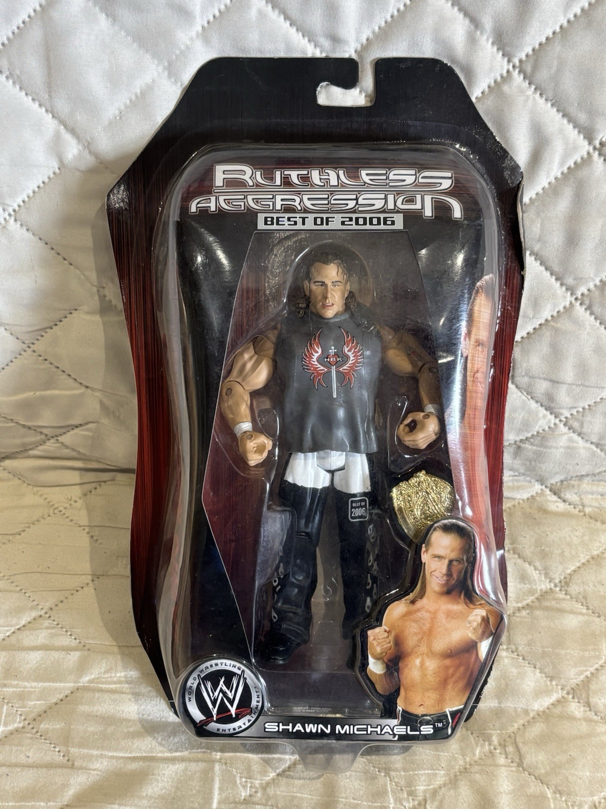 WWE Shawn Michaels Ruthless Aggression Action Figure Jakks BEST OF 2006 BAD BOX