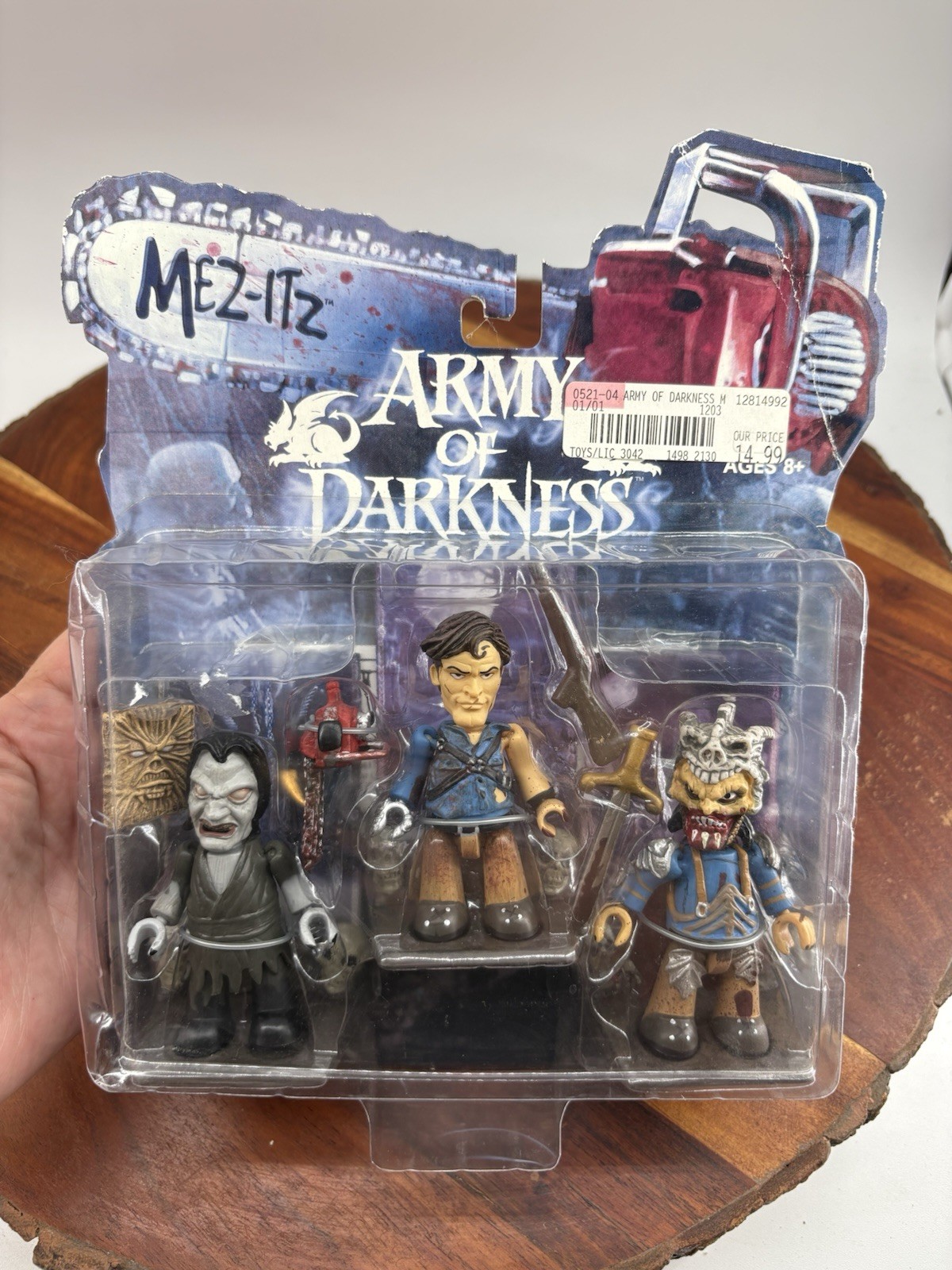 NIB 2003 Mezco Mez-Itz Army of Darkness ASH/EVIL ASH/POSSESSED WITCH Figures