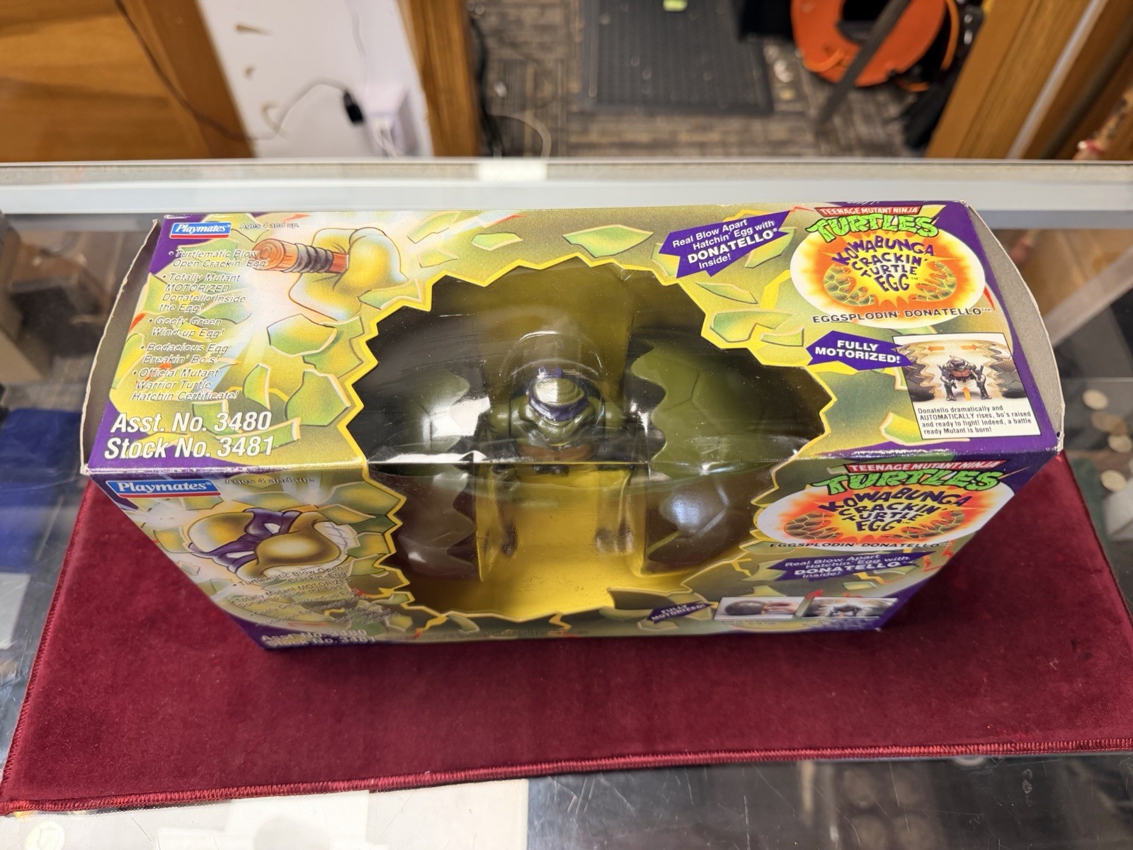 Ninja Turtles KOWABUNGA CRACKIN&rsquo; EGG – Donatello – 1994 TMNT New / Sealed