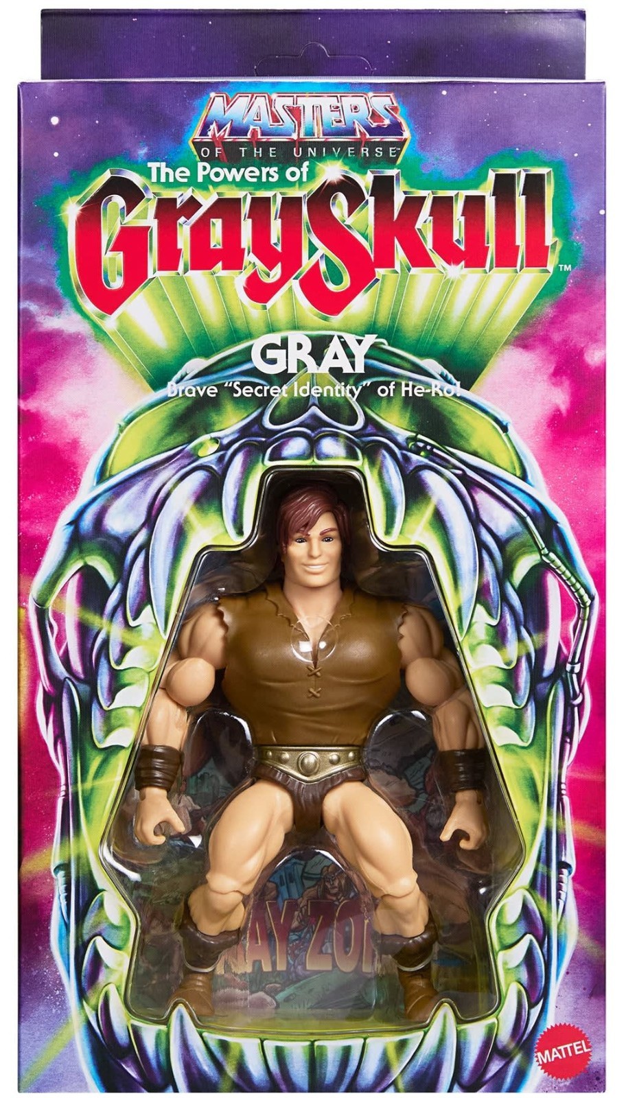 MOTU ORIGINS GRAY ACTION FIGURE NEW ON CARD MATTEL CREATIONS 2025 HE-MAN HE-RO