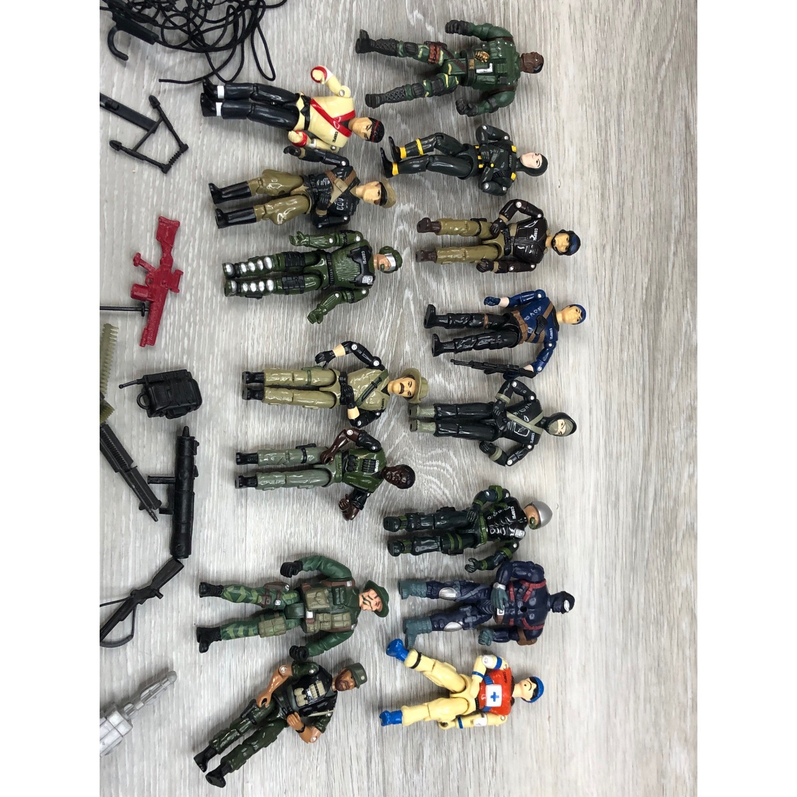 Larnard The CorpsAction Figures Weapons Accessories Lot Hasbro Soldiers