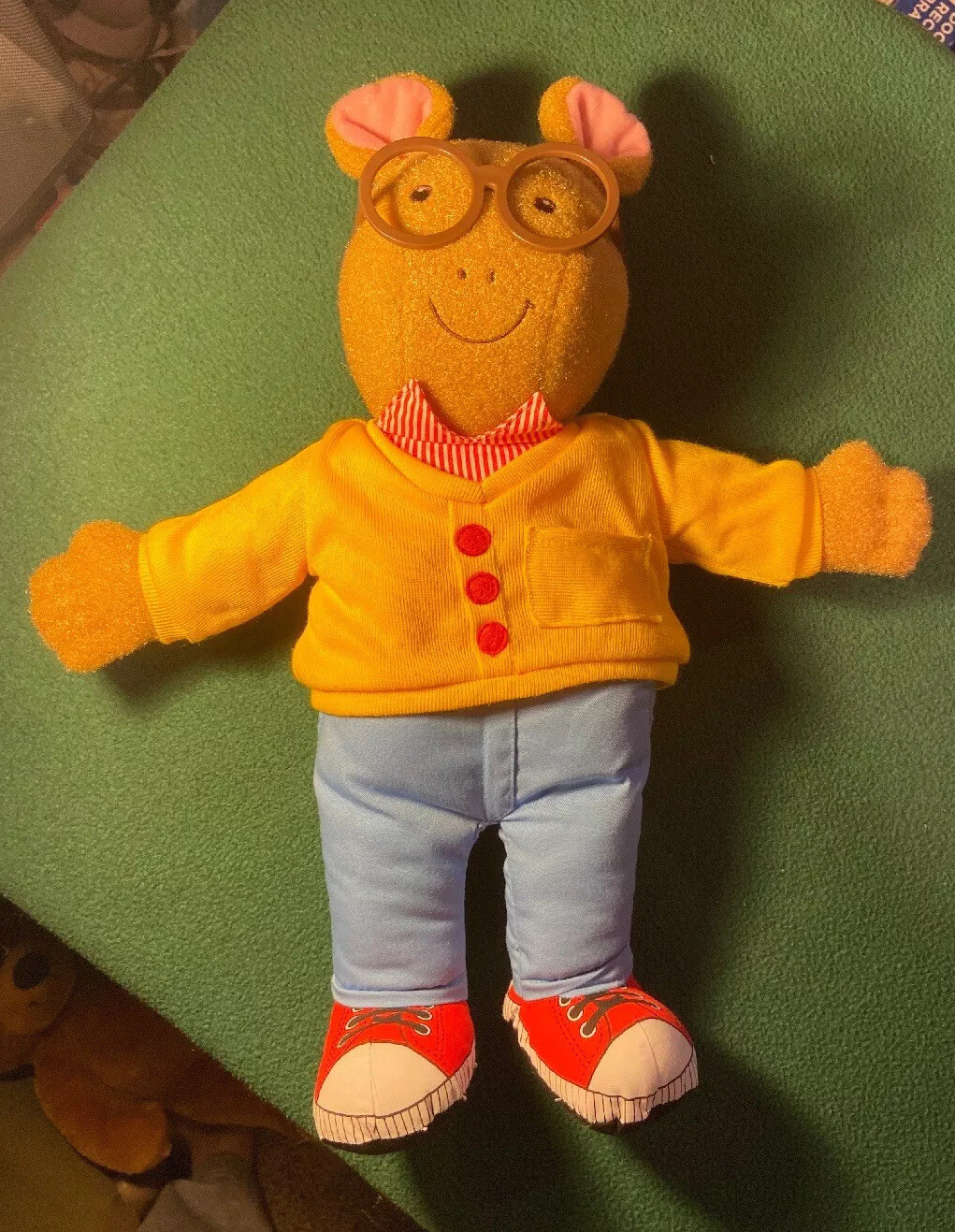 1996 Playskool Vintage Talking Arthur Plush Toy Doll 18&Prime; Tall. Unsure If Works.
