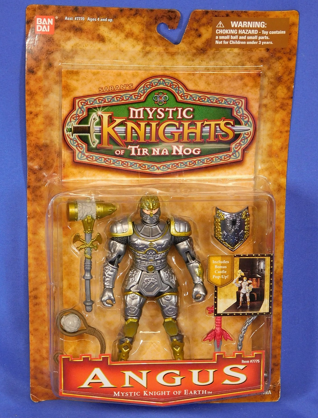 MYSTIC KNIGHTS OF TIR NA NOG ANGUS FIGURE BANDAI 1998
