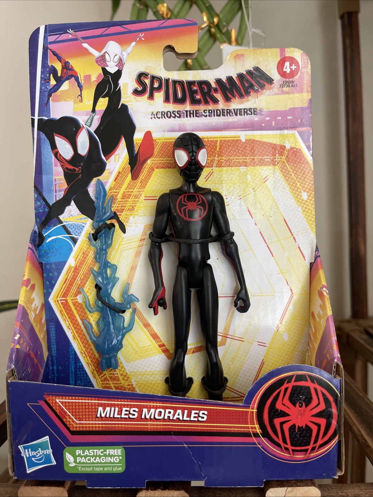 Spider Man Across The Spider Verse Miles Morales Action Figure Toy Hasbro