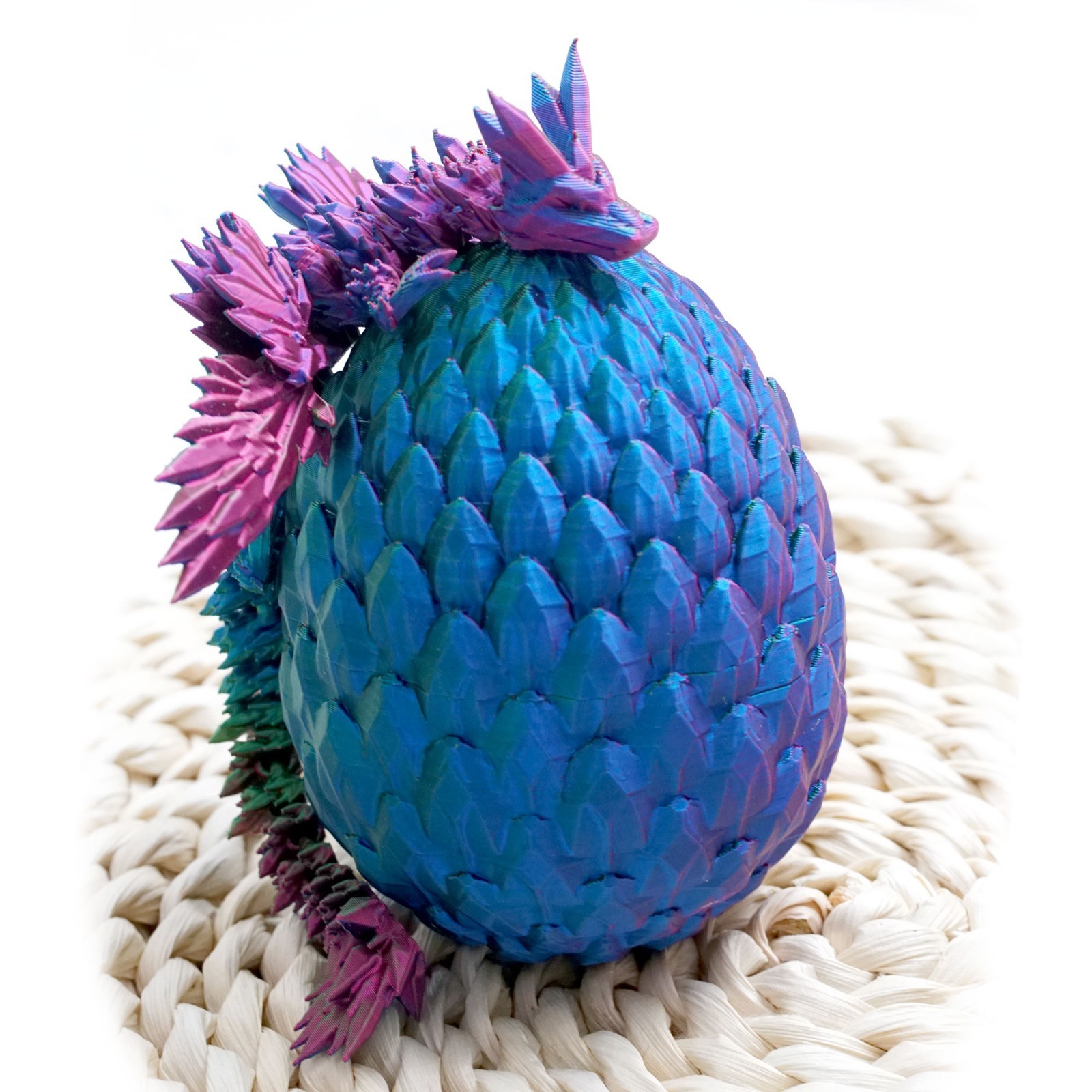 3D Printed pterosaur egg Model,Articulated Animals figure,Fidget Toys Home Decor