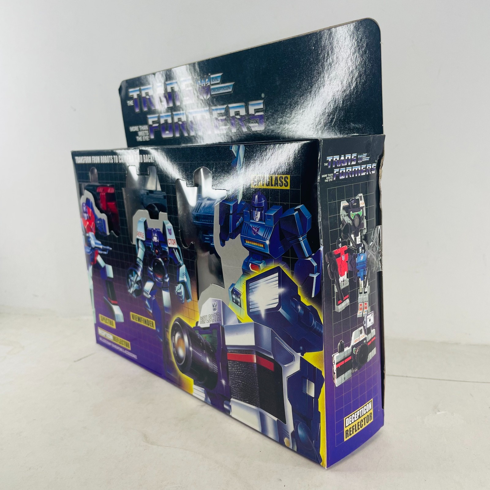 Transformers G1 Decepticon Reflector Camera Figure Transforming Toy Reisue
