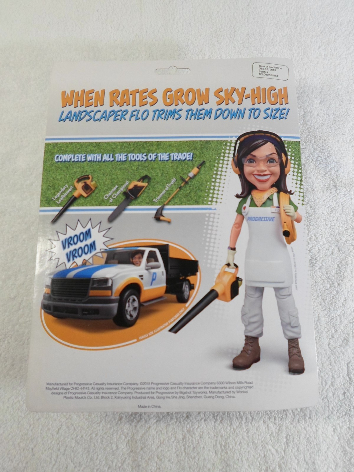 Progressive Commercial Landscape Flo Action Figure New Factory Sealed