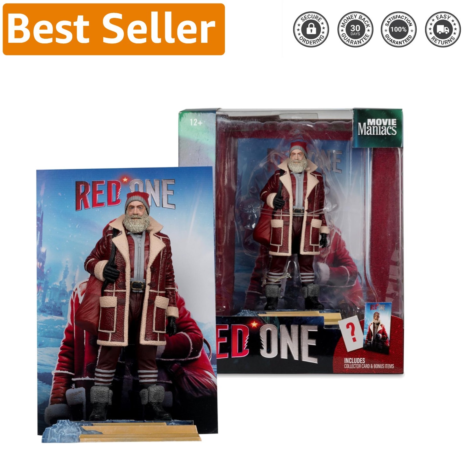 Official Red One Nick 6-Inch Action Figure with Collectible Card & Display Base