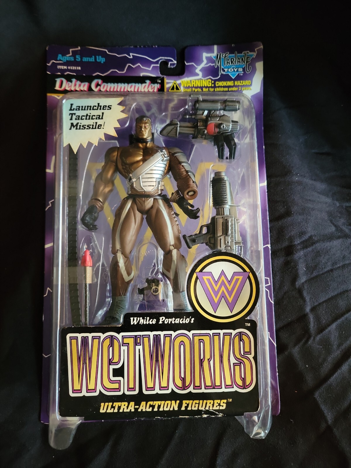McFarlane Toys Whilce Portacio&rsquo;s Wetworks Delta Commander Action Figure 1996 W2