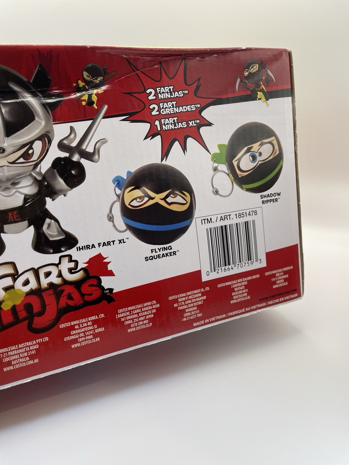 🔥 Fart Ninjas 🔥 5 Pack Flatulence Fighters Farty Action Figures- NEW
