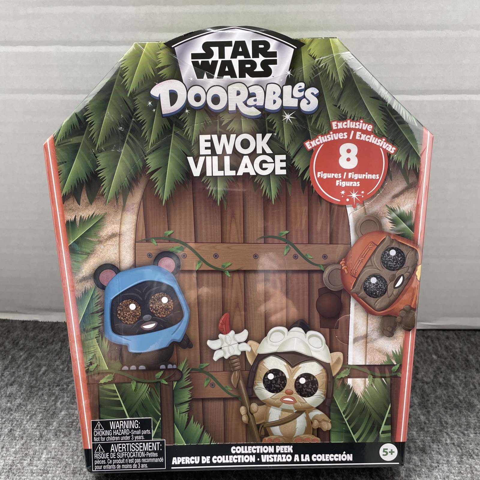 Star Wars Doorables Ewok Village Collection Peek with 8 Exclusive Figures