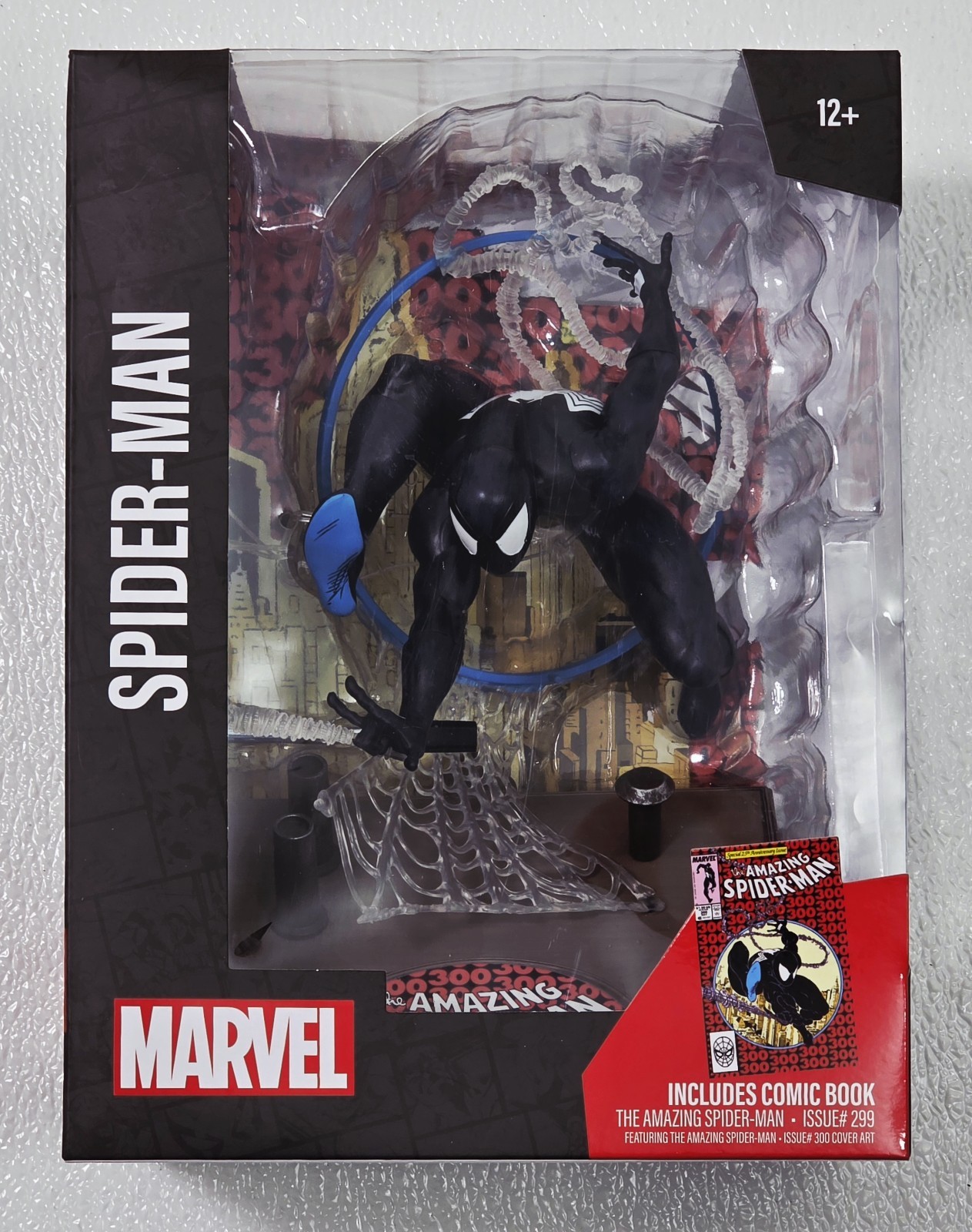 Marvel Black Suit Spider Man Chase Issue #299 McFarlane New In Box