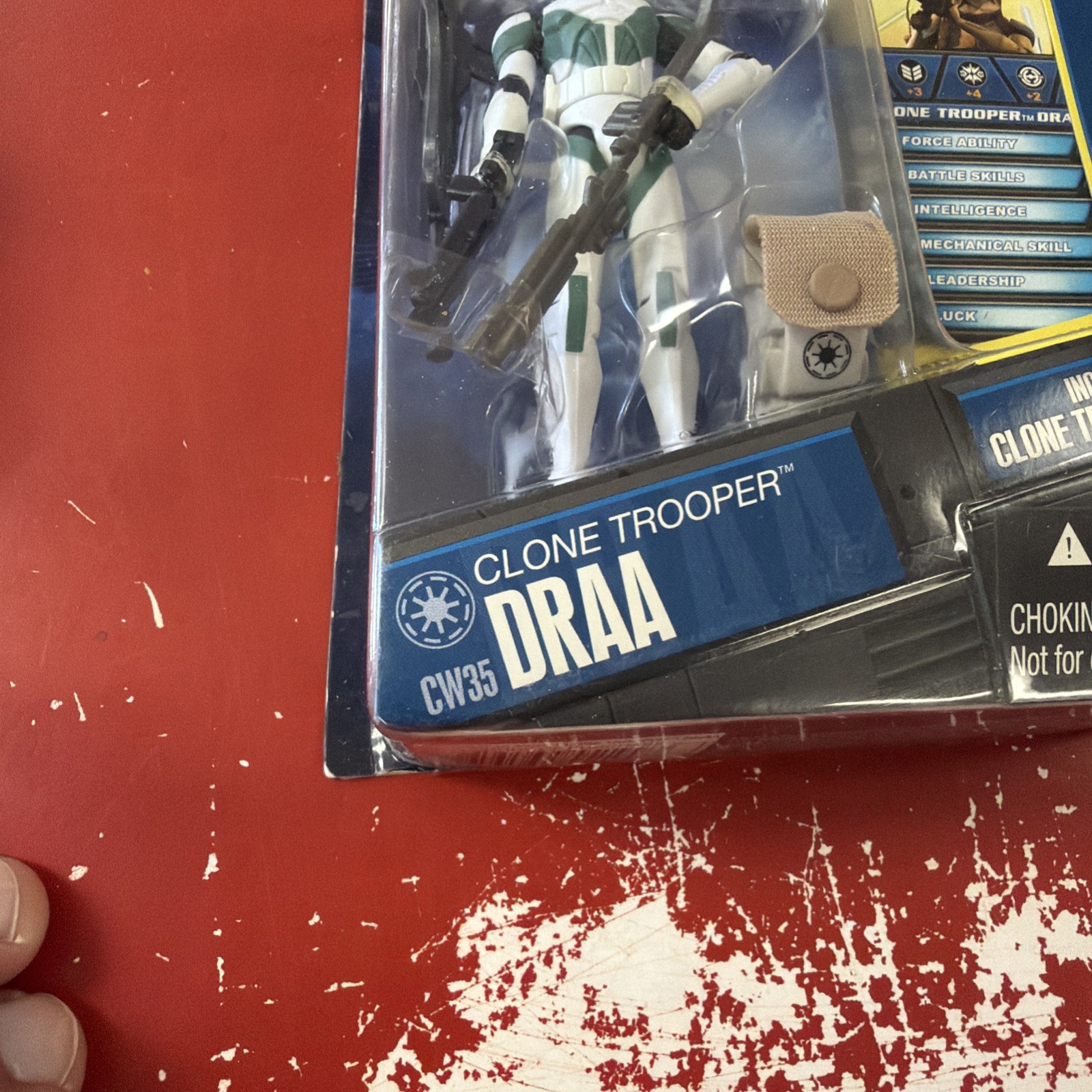 Hasbro Star Wars Clone Wars DRAA Clone Trooper CW35 3 3/4 Inch Action Figure