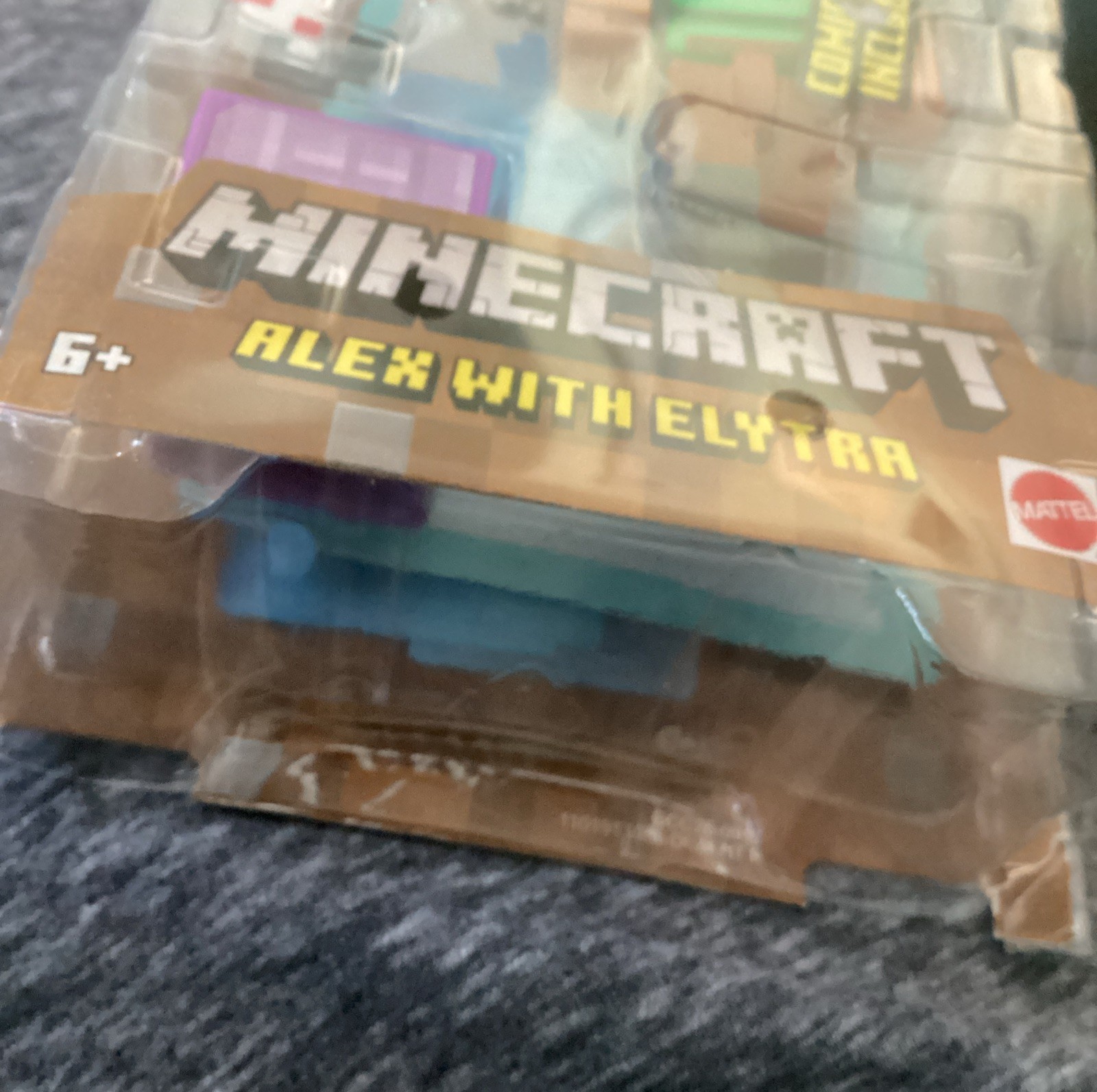 Mattel Minecraft Alex With Elytra & Comic Book Code 2019 – Open Box – Loose Part