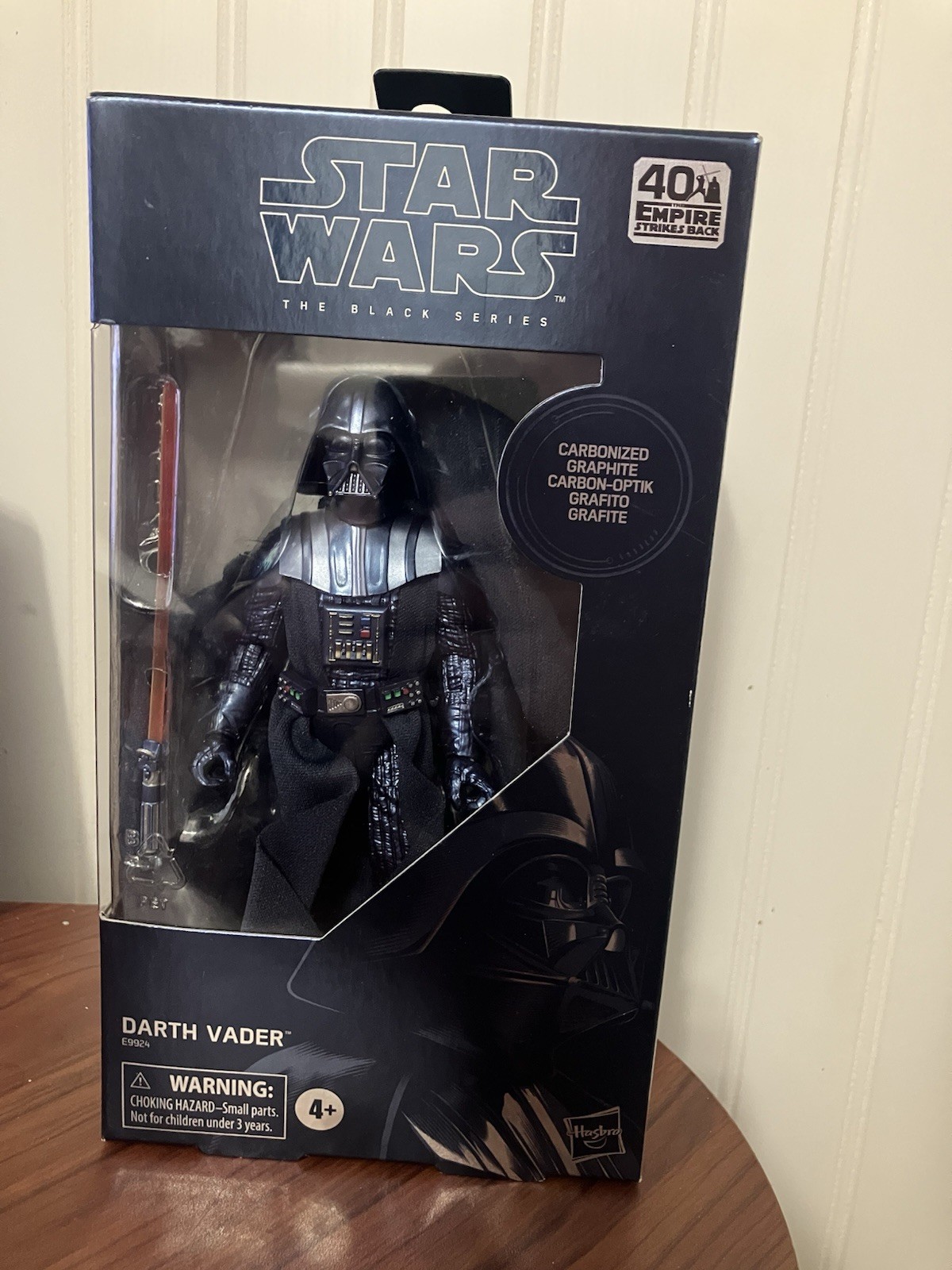 Hasbro Star Wars The Black Series Carbonized Darth Vader E9924 Empire Strikes 40