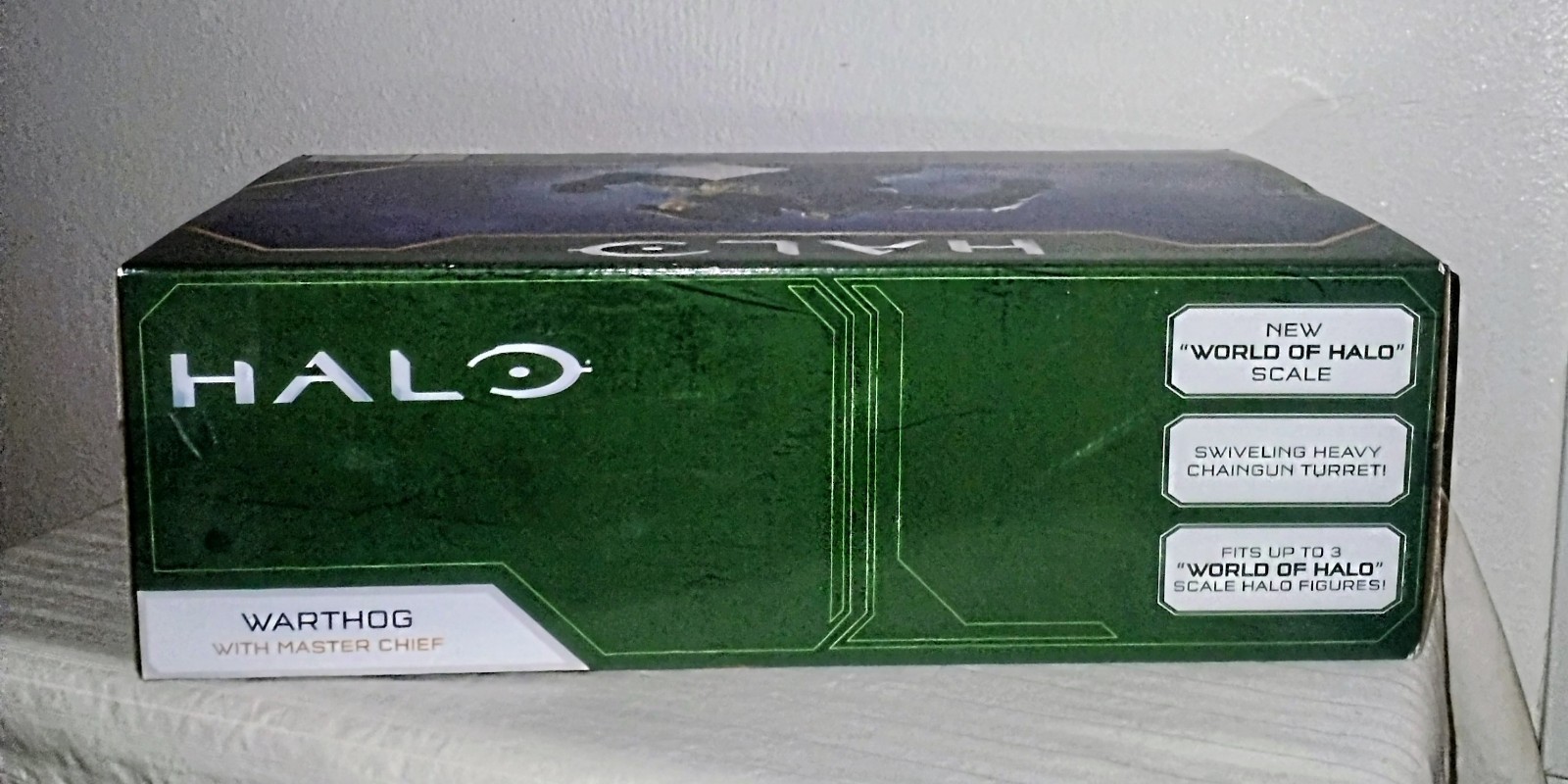 Halo Infinite Warthog with Master Chief 4.5&Prime; Scale Wicked Cool Toys New Unopened