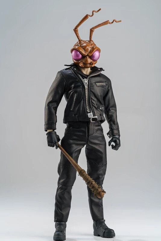 1/12 black Leather Jacket & pants set for 6&Prime; figure SHF Nota Mezco MixMax ❶USA❶