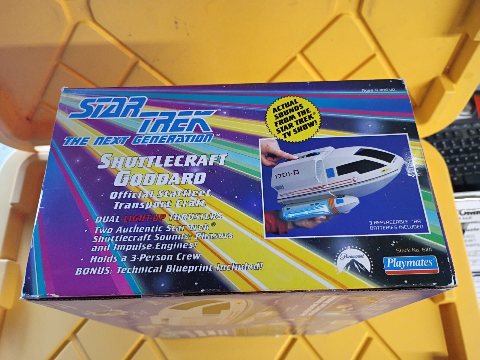 1992 Star Trek Next Generation Shuttlecraft Goddard Playmates #6101 New Sealed !