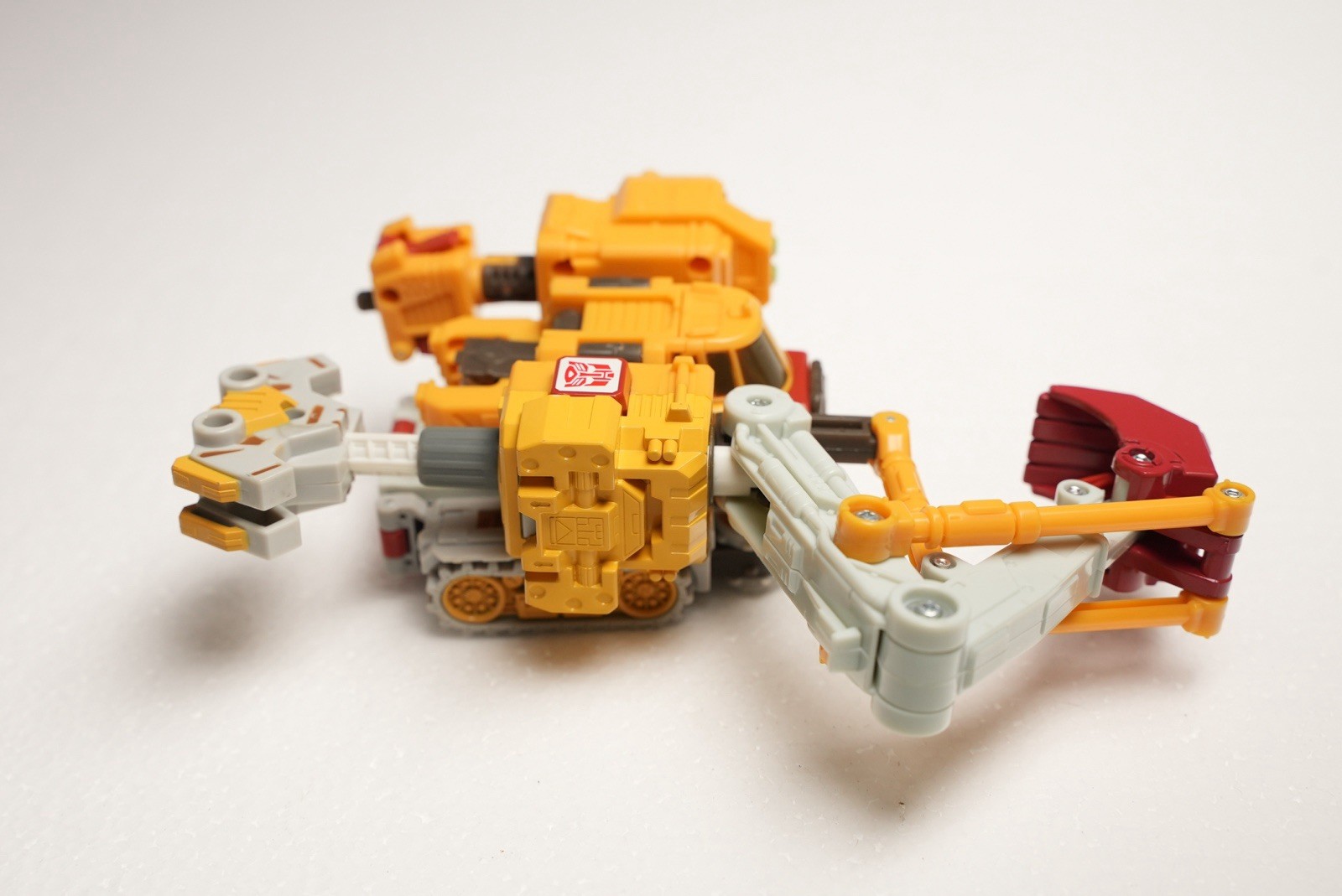 Transformers Cybertron Deluxe Class LONGRACK LONG RACK Excavator Complete