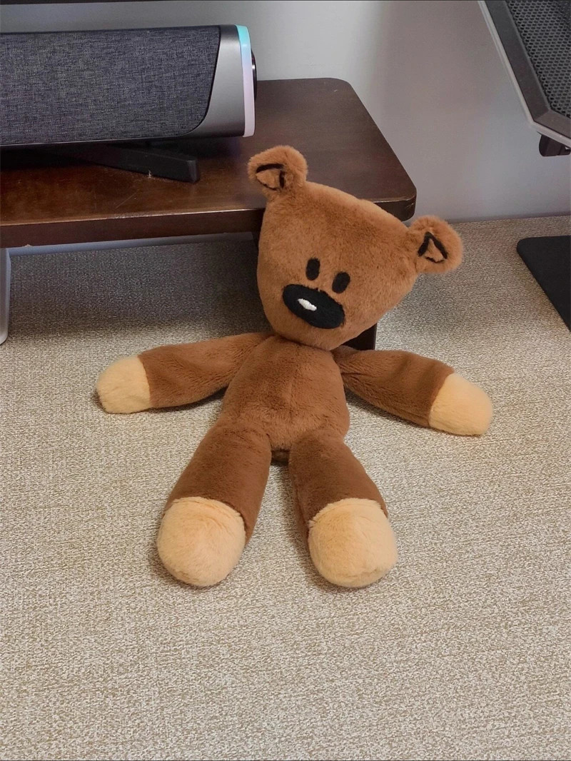 28cm Mr Bean Teddy Bear Plush Toy Soft Fluffy Brown Doll Kids Birthday Gift