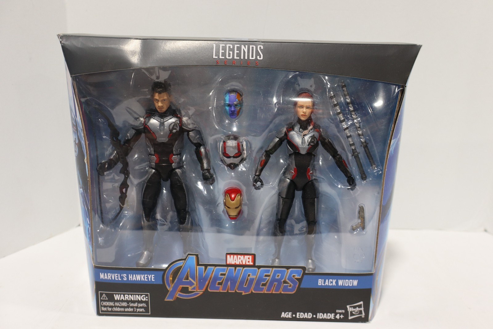 Marvel Legends Series Avengers Endgame Hawkeye & Black Widow 2 Pack Figure New