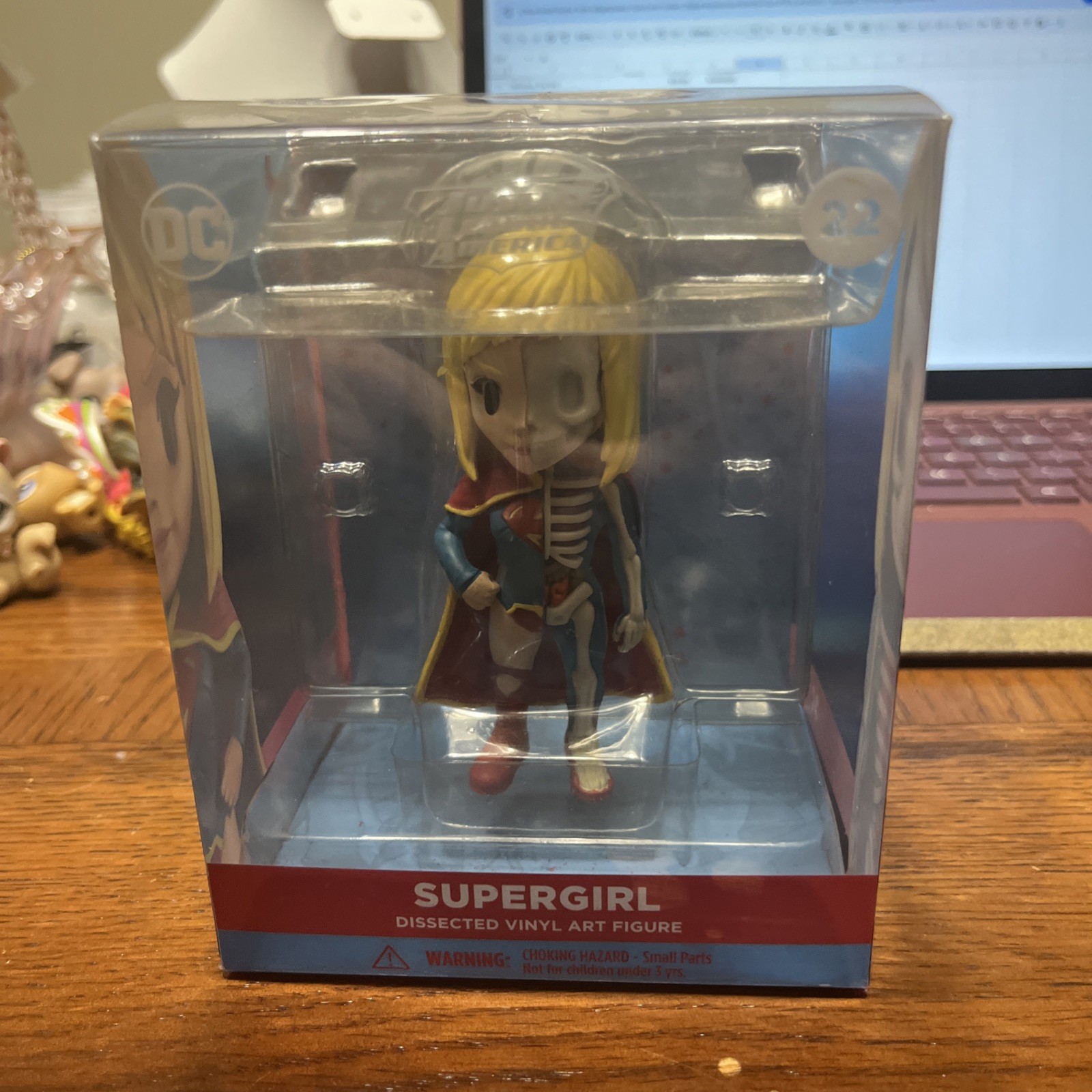 Vinyl Figures XXRAY DC Comics Supergirl 4D Vinyl Action Figure by Jason Freeny