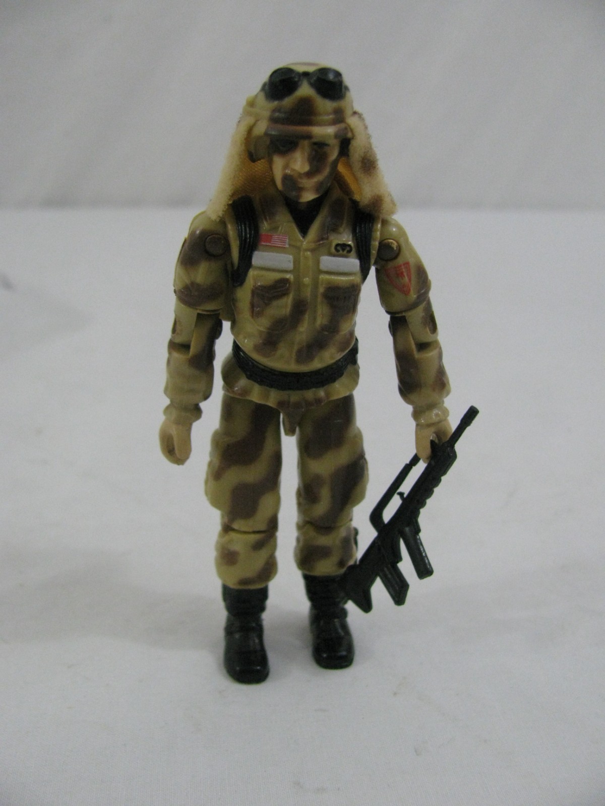 Vintage 1985 Hasbro Gi Joe Dusty Desert Trooper Action Figure Original VG