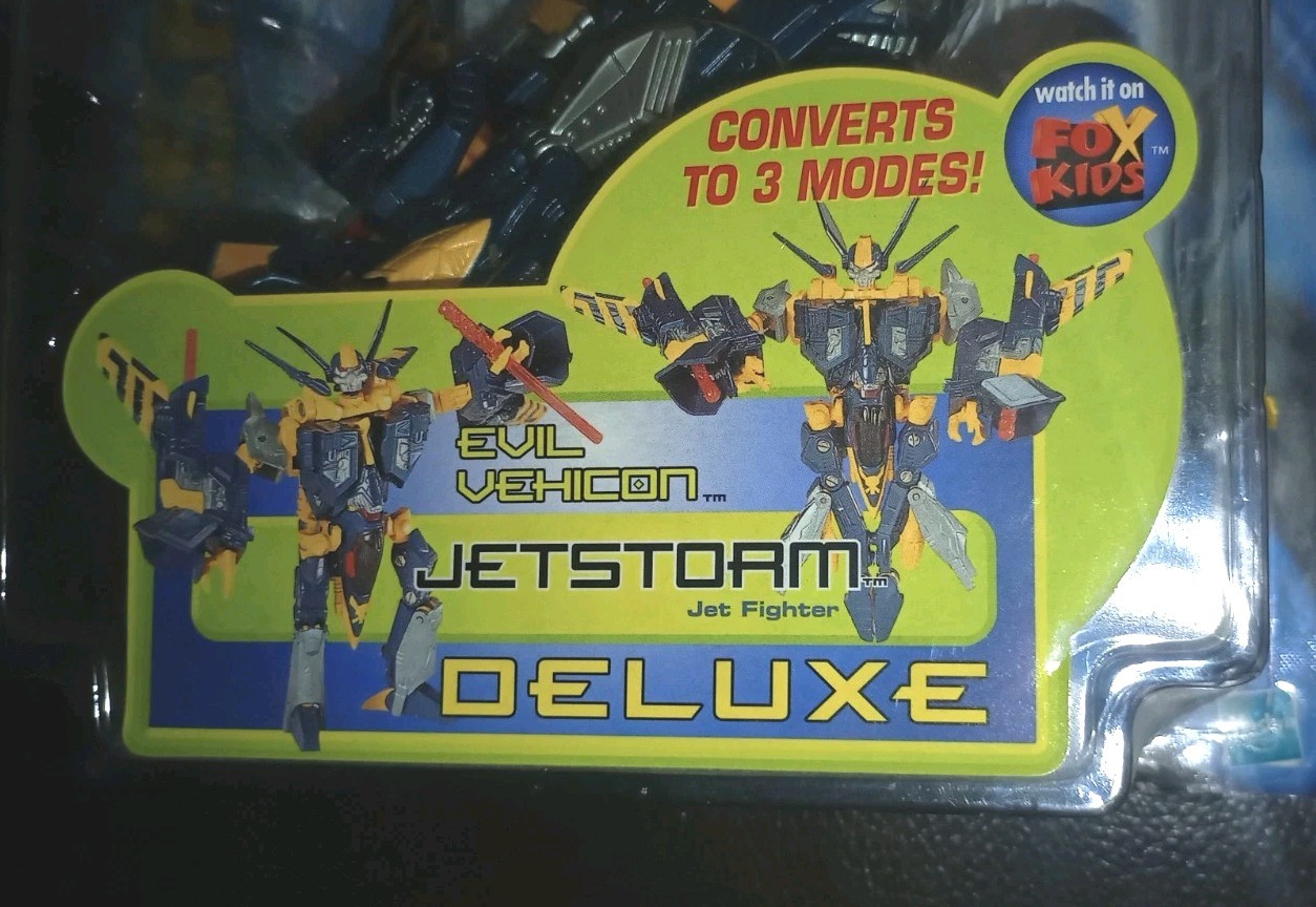 Beast Machines Transformers Evil Vehicon Jetstorm 1999 Still-Sealed New In Box