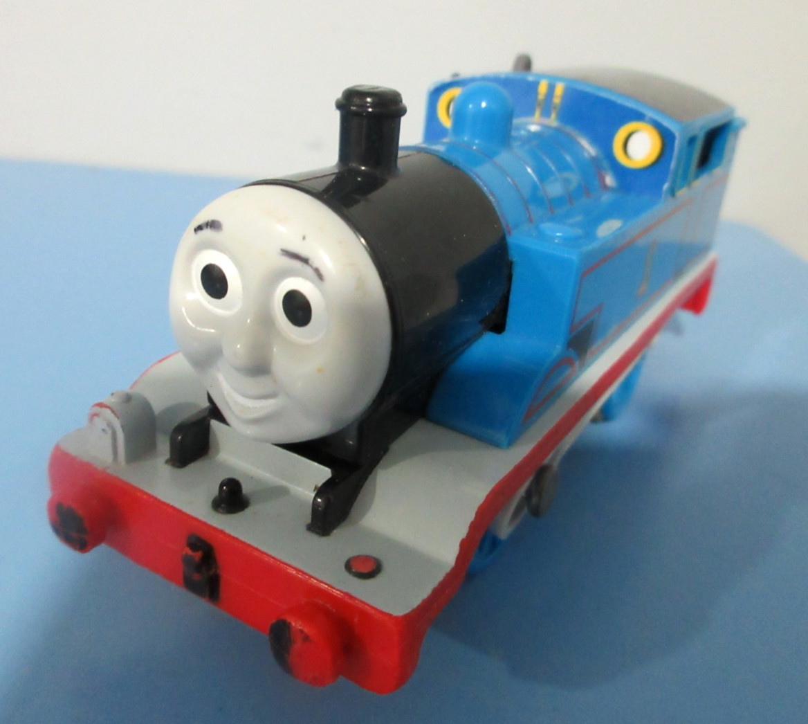 Thomas & Friends Tomy Trackmaster Thomas w/ White Running Board/Deck GUC!