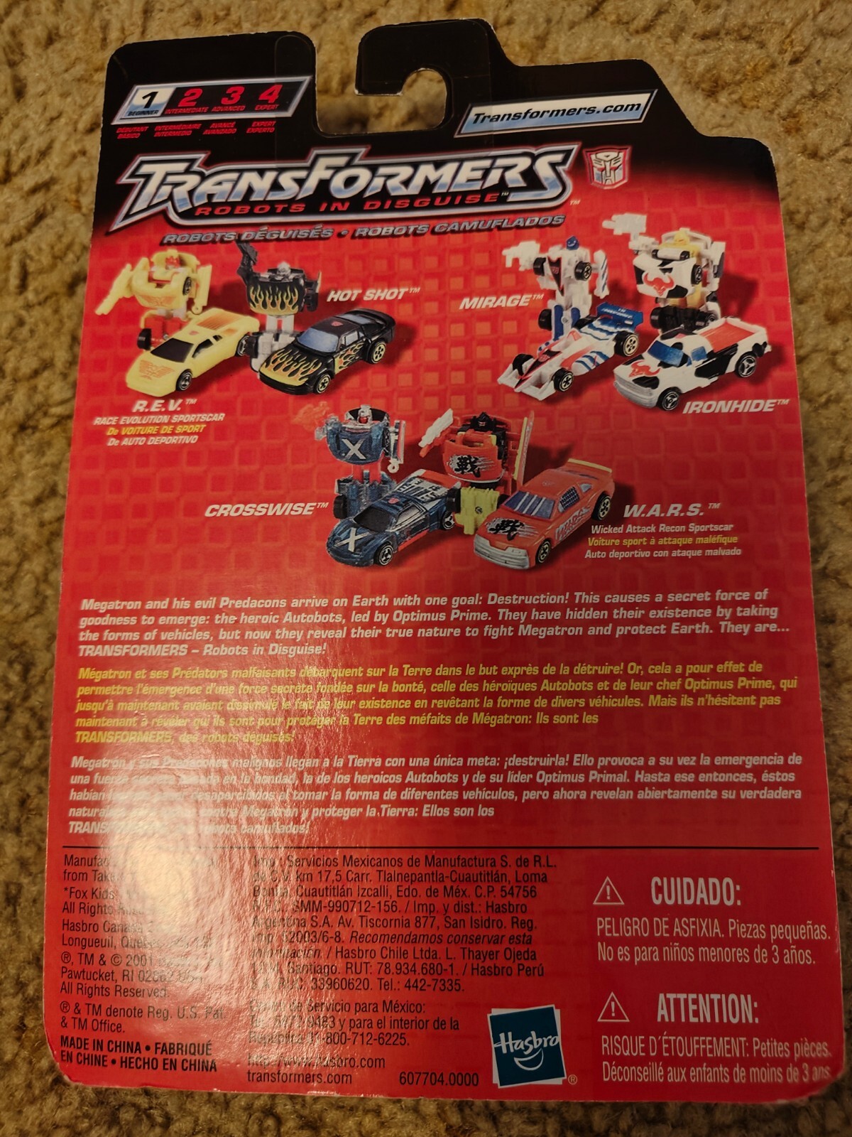 Transformers Robots in Disguise (2001) 2 Pack – Hot Shot and R.E.V RID Sealed