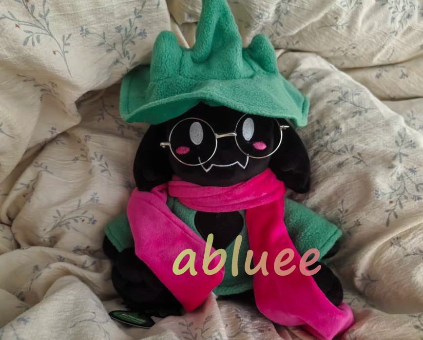 Fangamer Ralsei DeltArune Black Plushie Toy Plush Stuffed Doll Kids Gift 30CM