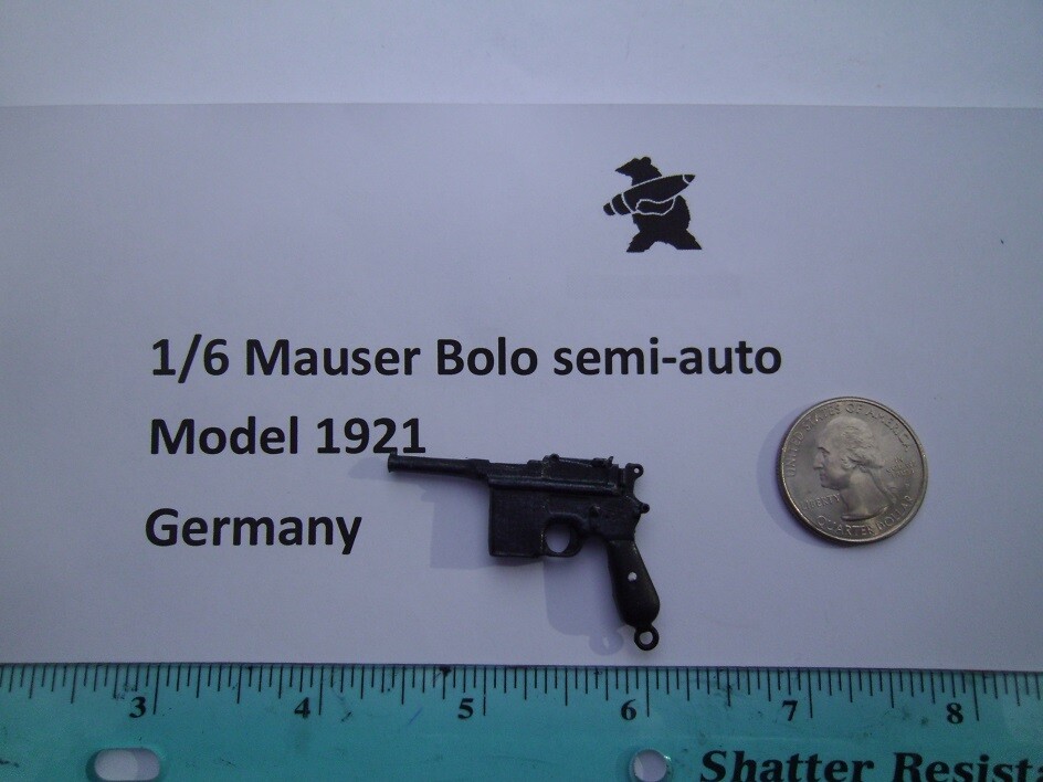 F8 1/6 WWII Homemade Mauser Bolo semi-auto Model 1921 Germany