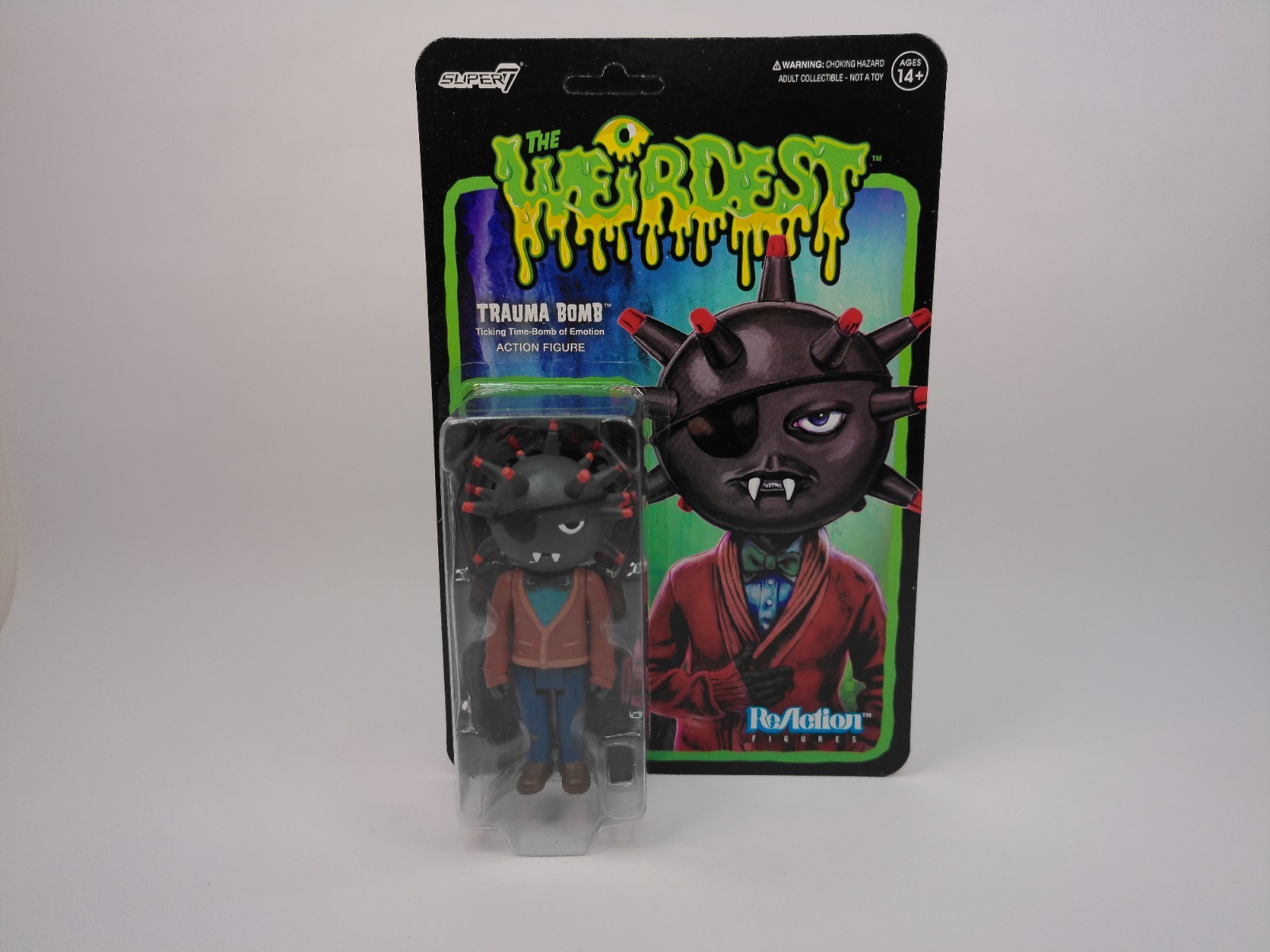 EXCLUSIVE SUPER7 THE WEIRDEST ACTION FIGURE TRAUMA BOMB NEW MOC