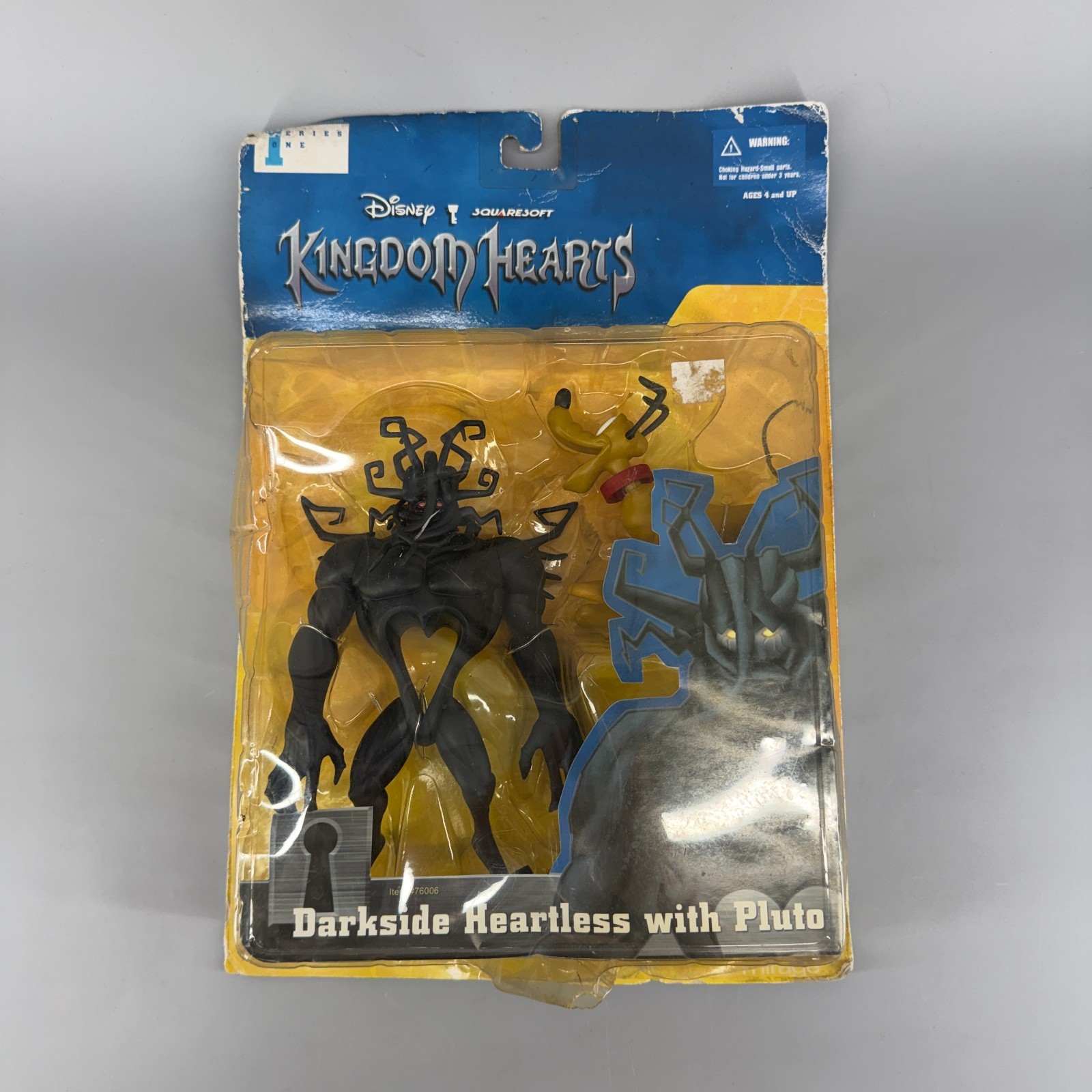 Kingdom Hearts Darkside Heartless with Pluto Figures Disney Squaresoft Series 1