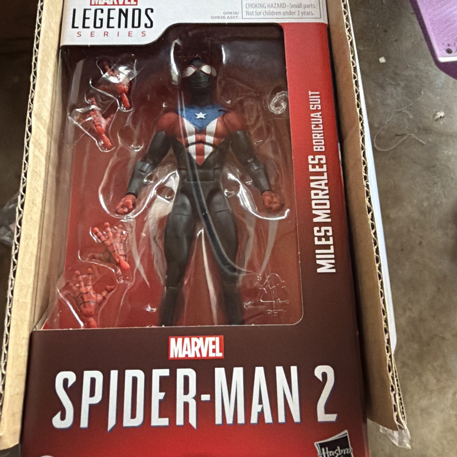 Marvel Legends Spider-Man 2 Gamerverse Miles Morales Boricua Suit