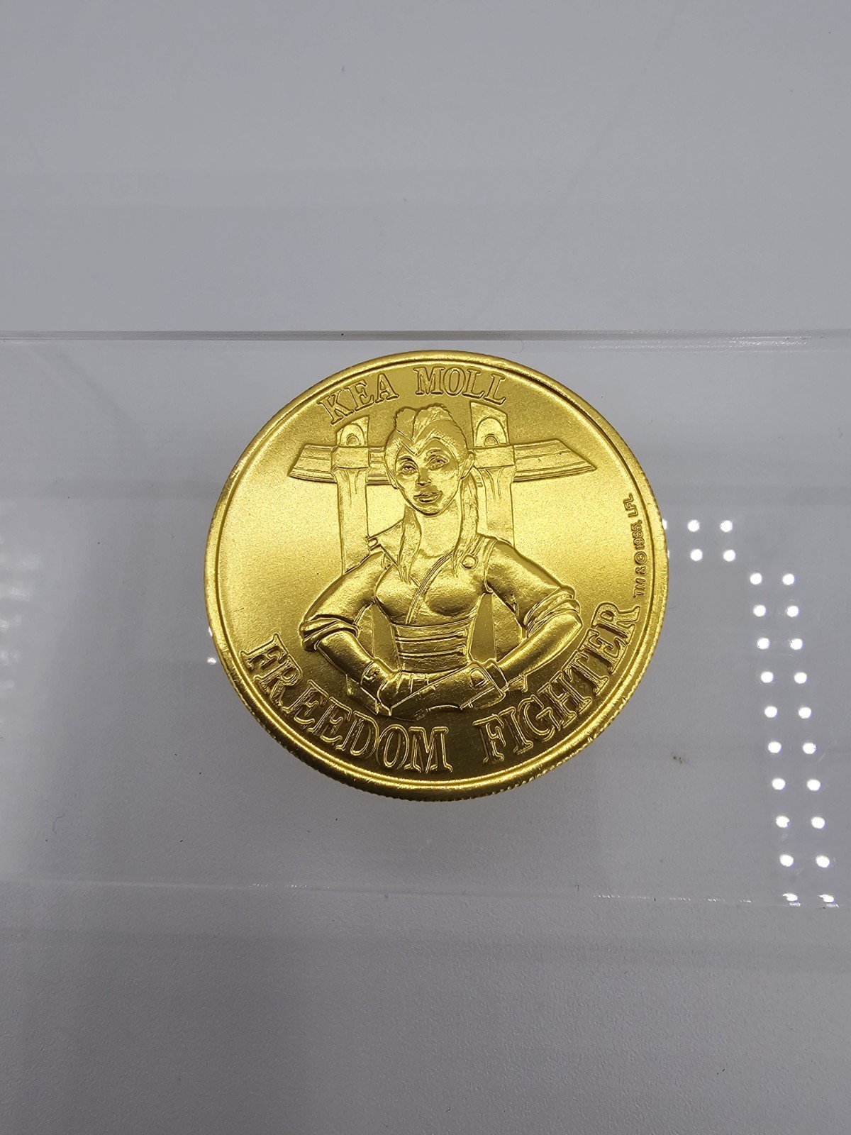 Vintage Kenner Star Wars Droids Cartoon Kea Moll Freedom Fighter – Coin –