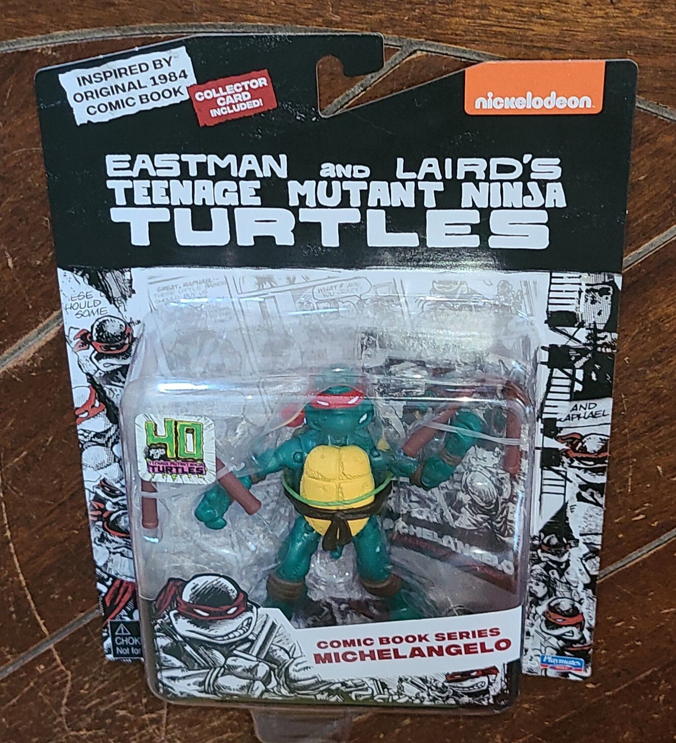 Eastman & Laird&rsquo;s TMNT (2024) Comic Book Series: MICHELANGELO 4.5&Prime; Figure!