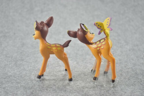 Catoon Bambi Thumper Plastic Assorted 7 pcs Figures Cake Topper Party Gift Toys
