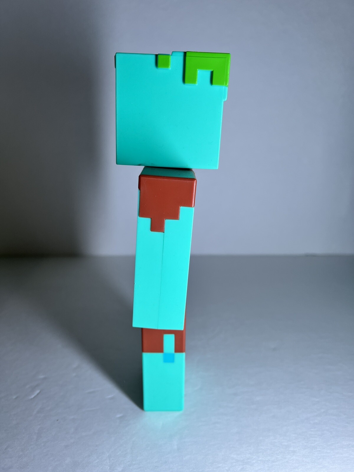 USED Mattel Minecraft Large Scale Action Figure: Drowned 8.75 inches Tall