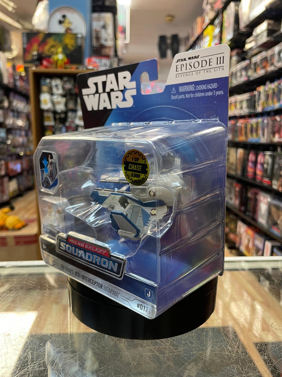 Obi Wans Jedi Interceptor -Chase 1/5000- (Star Wars Micro Galaxy Squadron, Jazw