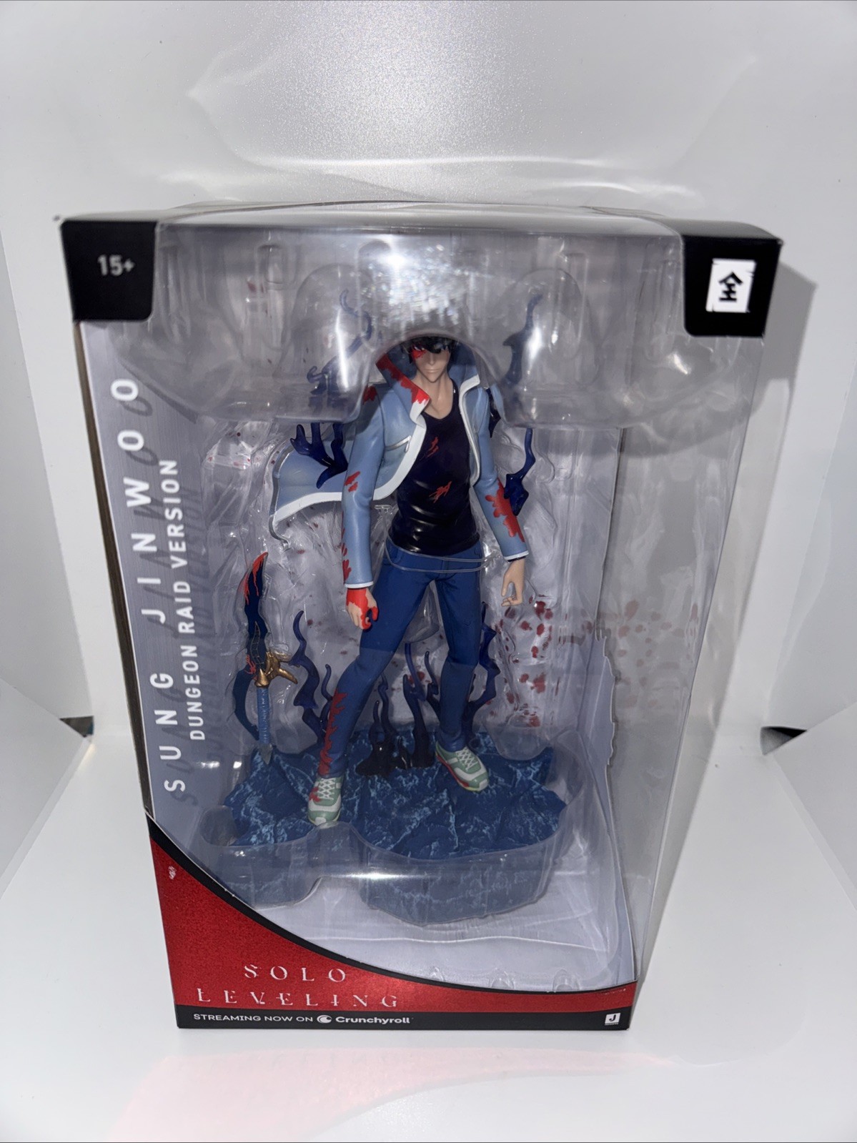 Total Anime Figure Solo Leveling Sung Jinwoo Dungeon Raid Version Jazwares New