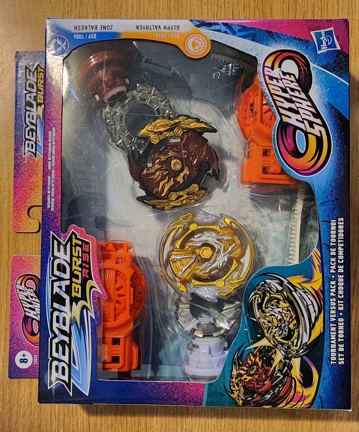 NEW – Beyblade Burst Rise Hypersphere Tournament Glyph Valtryek vs Zone Balkesh