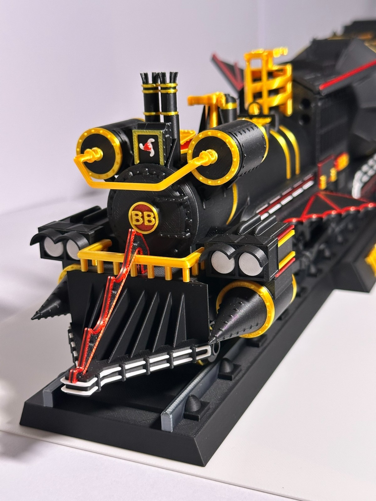 Back To The Future Part 3 Time Train Locomotive with Carriage – 3D Printed